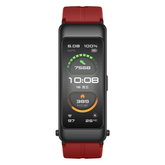 Original Huawei Band B6 FDS-B19 1.53 inch AMOLED Screen IP57 Waterproof Smart Bluetooth Earphone Wristband Bracelet, Sport Version, Support Heart Rate Monitor / Information Reminder / Sleep Monitor (Coral Red) - Wearable Devices by Huawei | Online Shopping UK | buy2fix