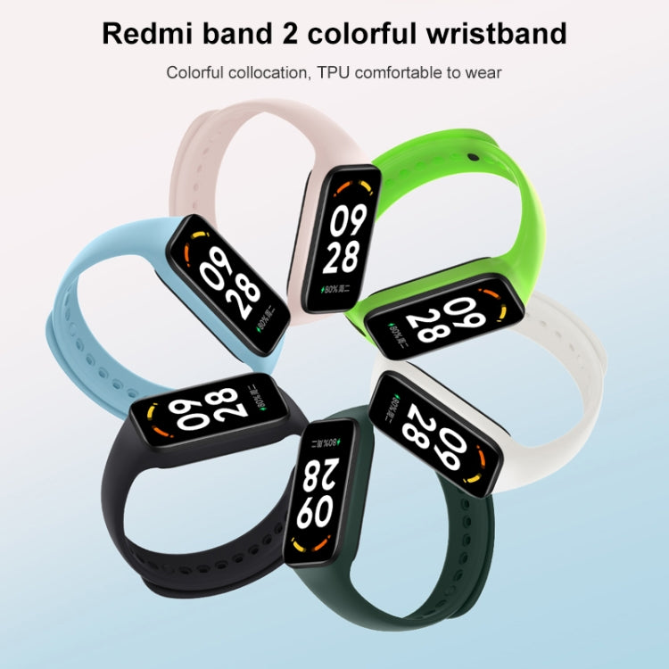 Original For Xiaomi Redmi Band 2 TPU Colorful Watch Band (Blue) - Watch Bands by Xiaomi | Online Shopping UK | buy2fix