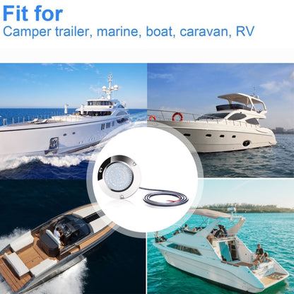 Ship / Yacht 10-30V 90LEDs Waterproof Stainless Steel Underwater Light (Green Light) - Marine Accessories & Parts by buy2fix | Online Shopping UK | buy2fix