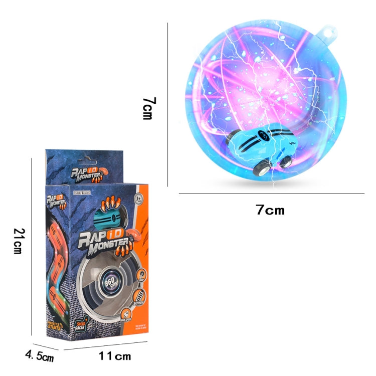 S618 360 Degree Rotary Mini High Speed Laser Pocket Car Racing Model Vehicle Toy(Blue) - RC Cars by buy2fix | Online Shopping UK | buy2fix