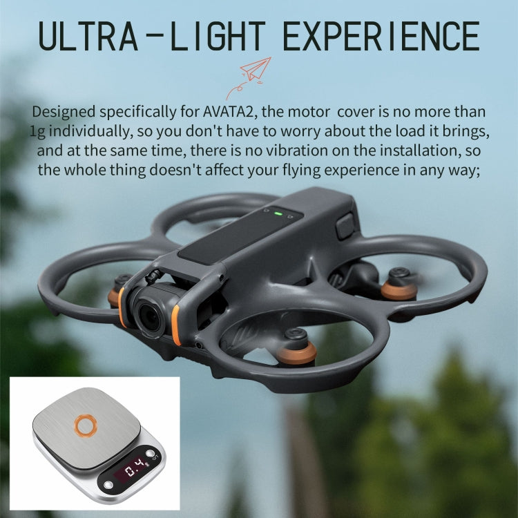 Fr DJI Avata 2 STARTRC Motor Protective Cover (Black+Orange) -  by STARTRC | Online Shopping UK | buy2fix