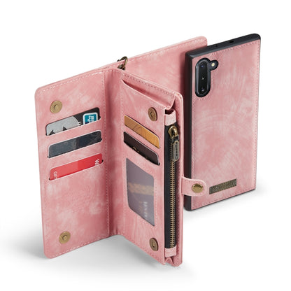 For Samsung Galaxy Note10 CaseMe-008 Detachable Multifunctional Flip Leather Phone Case(Pink) - Galaxy Phone Cases by CaseMe | Online Shopping UK | buy2fix