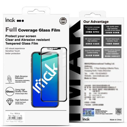 For OPPO Reno4 Z 5G IMAK 9H Surface Hardness Full Screen Tempered Glass Film Pro+ Series - OPPO Tempered Glass by imak | Online Shopping UK | buy2fix