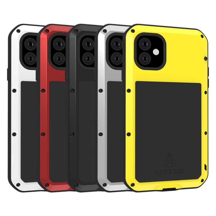 For iPhone 11 Pro Max LOVE MEI Metal Shockproof Waterproof Dustproof Protective Case(White) - iPhone 11 Pro Max Cases by LOVE MEI | Online Shopping UK | buy2fix