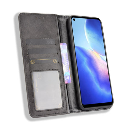 For Blackview A90 Magnetic Buckle Retro Crazy Horse Texture Horizontal Flip Leather Case with Holder & Card Slots & Photo Frame(Black) - More Brand by buy2fix | Online Shopping UK | buy2fix