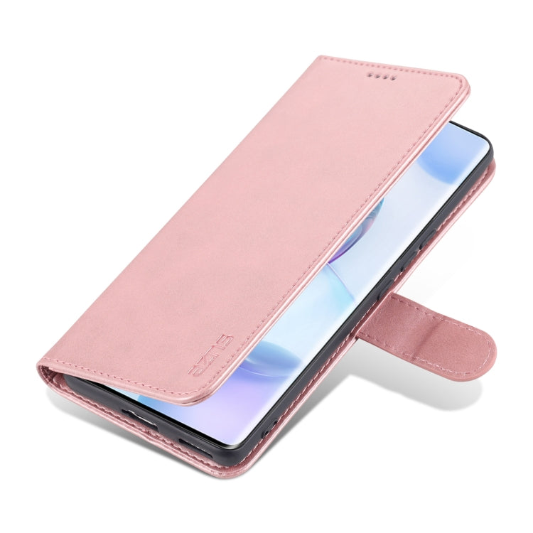 For Honor 50 AZNS Skin Feel Calf Texture Horizontal Flip Leather Case with Card Slots & Holder & Wallet(Rose Gold) - Honor Cases by AZNS | Online Shopping UK | buy2fix