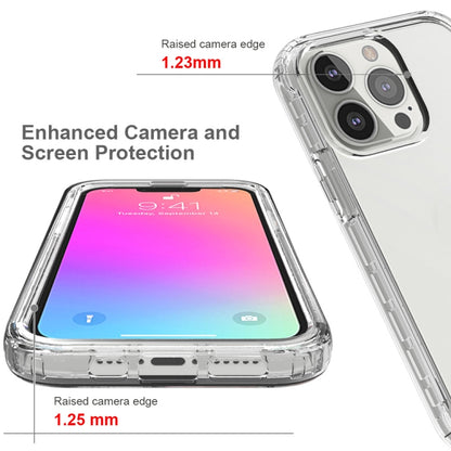 For iPhone 13 Shockproof High Transparency Two-color Gradual Change PC+TPU Candy Colors Protective Case(Red) - iPhone 13 Cases by buy2fix | Online Shopping UK | buy2fix