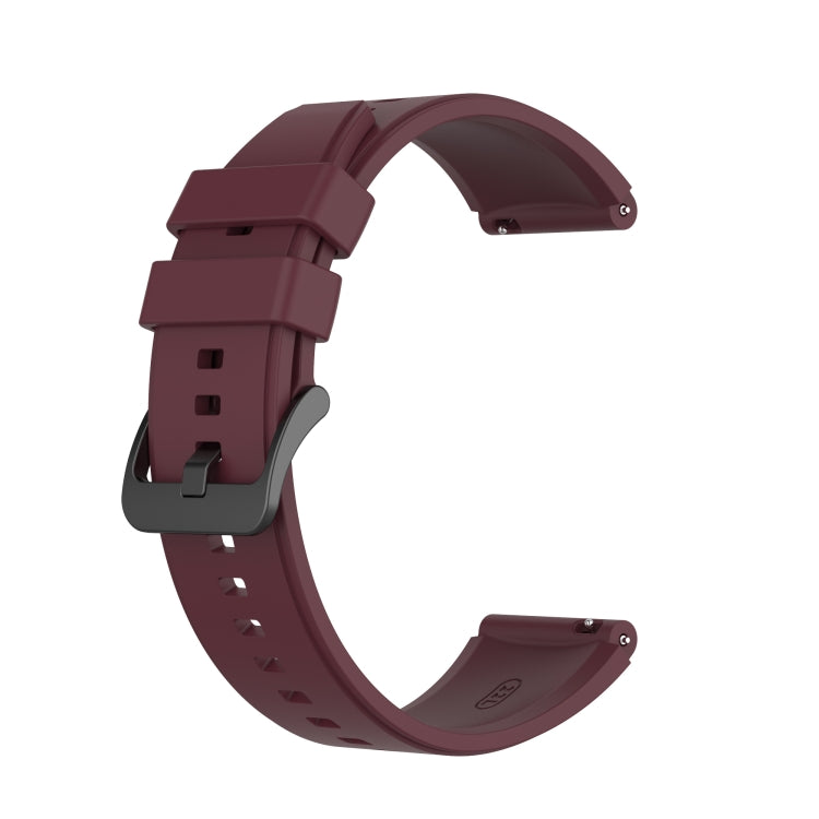 For Huawei Watch GT2 Pro Silicone Watch Band(Wine Red) - Watch Bands by buy2fix | Online Shopping UK | buy2fix