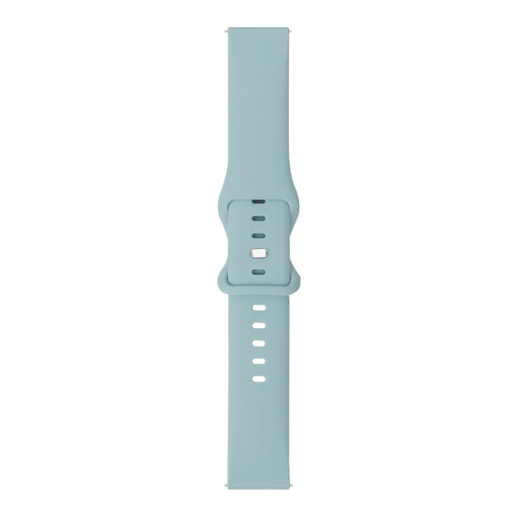 For Huawei Watch GT 2 42mm 8-buckle Silicone Watch Band(Sky Blue) - Watch Bands by buy2fix | Online Shopping UK | buy2fix