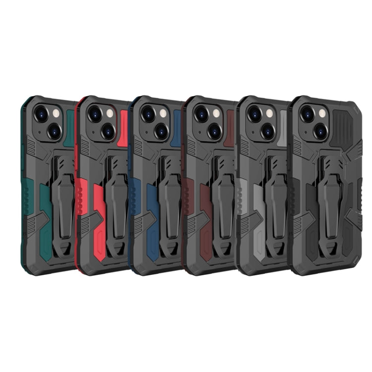 For iPhone 13 mini Machine Armor Warrior Shockproof PC + TPU Protective Case (Black) - iPhone 13 mini Cases by buy2fix | Online Shopping UK | buy2fix