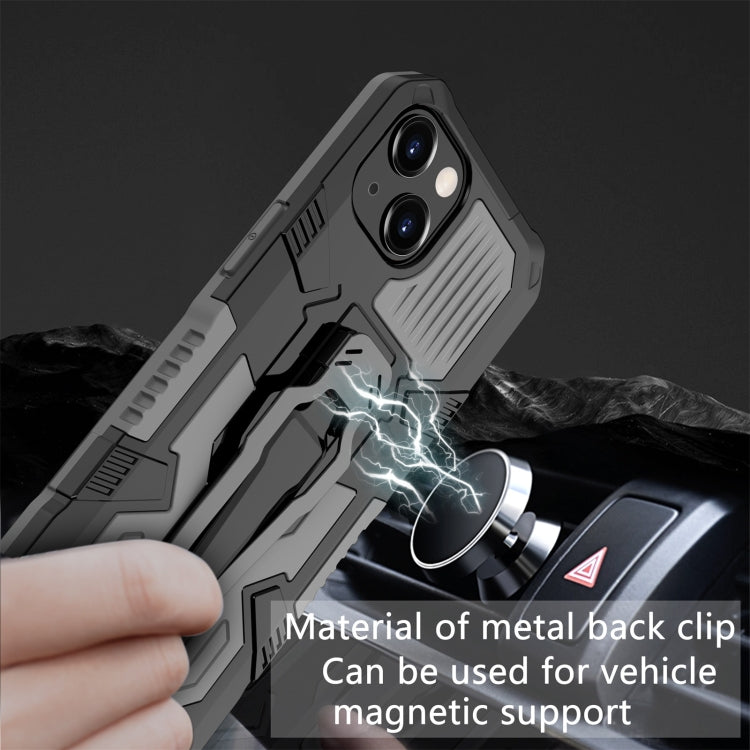 For iPhone 13 Machine Armor Warrior Shockproof PC + TPU Protective Case(Grey) - iPhone 13 Cases by buy2fix | Online Shopping UK | buy2fix