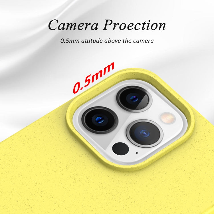 For iPhone 13 Pro Starry Series Shockproof Straw Material + TPU Protective Case (Yellow) - iPhone 13 Pro Cases by buy2fix | Online Shopping UK | buy2fix