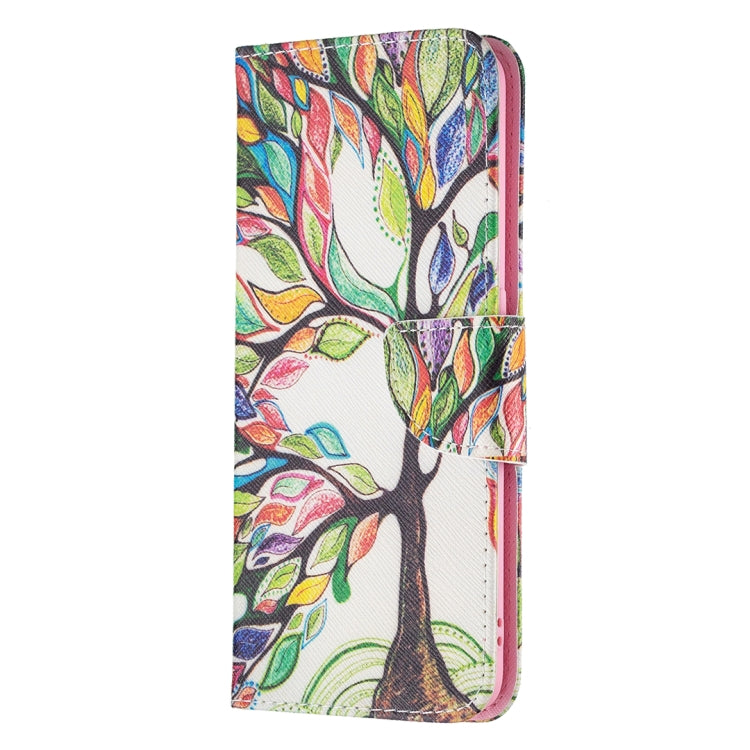 For OPPO A94 5G / Reno5 Z 5G / F19 Pro+ Colored Drawing Pattern Horizontal Flip Leather Case with Holder & Card Slots & Wallet(Tree Life) - OPPO Cases by buy2fix | Online Shopping UK | buy2fix