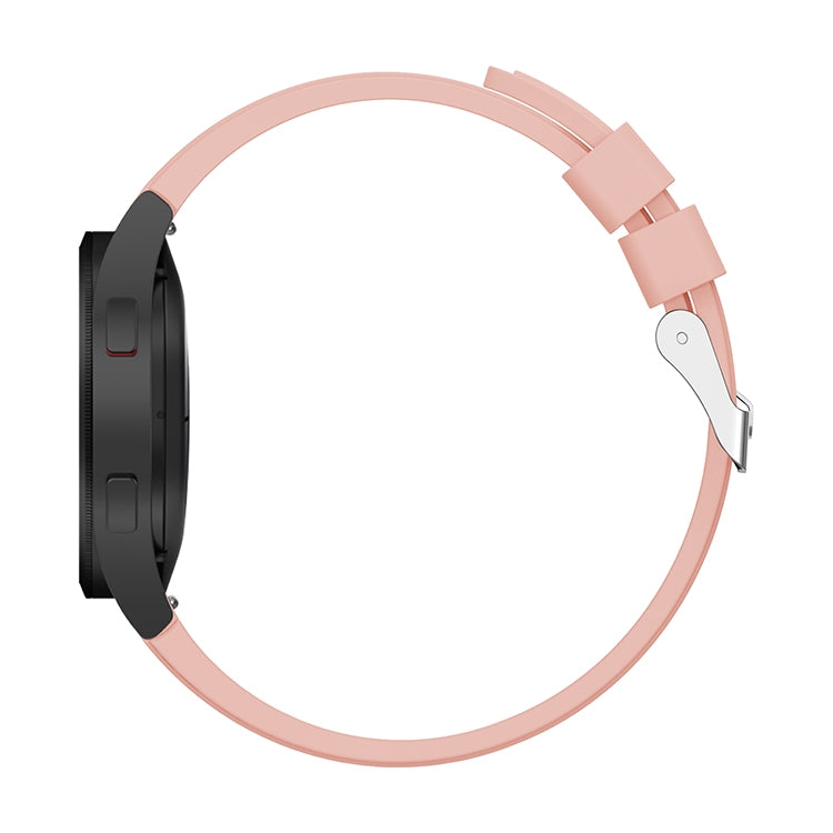 For Samsung Galaxy Watch4 Classic 42mm Silicone Watch Band(Pink) - Watch Bands by buy2fix | Online Shopping UK | buy2fix