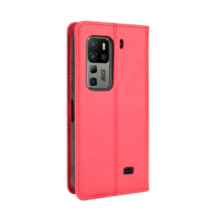 For Ulefone Armor 11 5G / Armor 11T 5G Magnetic Buckle Retro Crazy Horse Texture Horizontal Flip Leather Case with Holder & Card Slots & Photo Frame(Red) - More Brand by buy2fix | Online Shopping UK | buy2fix