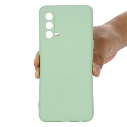 Pure Color Liquid Silicone Shockproof Full Coverage Case For OnePlus Nord CE 5G(Green) - OnePlus Cases by buy2fix | Online Shopping UK | buy2fix