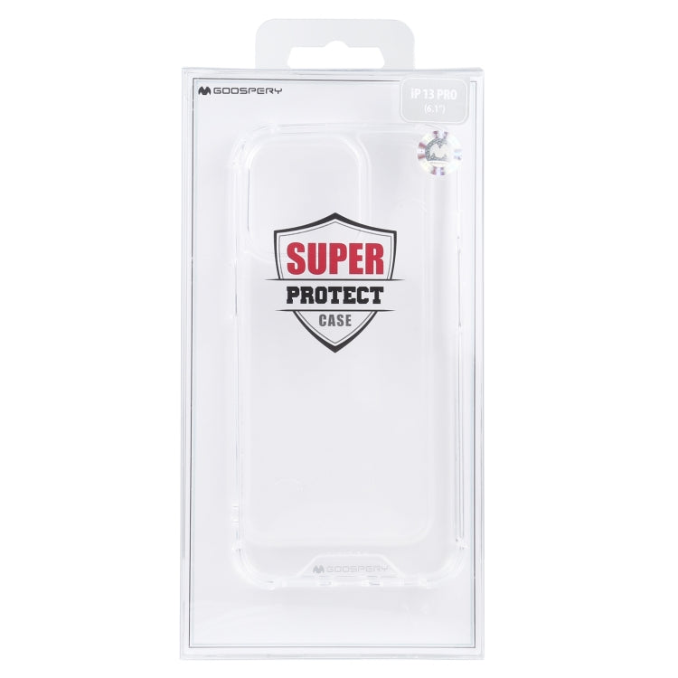 For iPhone 13 Pro GOOSPERY SUPER Protect Four Corners Shockproof Soft TPU Case (Transparent) - iPhone 13 Pro Cases by GOOSPERY | Online Shopping UK | buy2fix