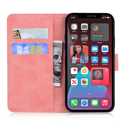 For iPhone 13 Pro Max Tiger Embossing Pattern Horizontal Flip Leather Case with Holder & Card Slots & Wallet (Pink) - iPhone 13 Pro Max Cases by buy2fix | Online Shopping UK | buy2fix