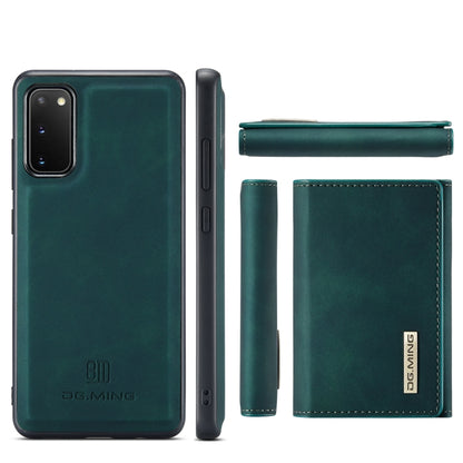 For Samsung Galaxy S20 DG.MING M1 Series 3-Fold Multi Card Wallet  Back Cover Shockproof Case with Holder Function(Green) - Galaxy Phone Cases by DG.MING | Online Shopping UK | buy2fix