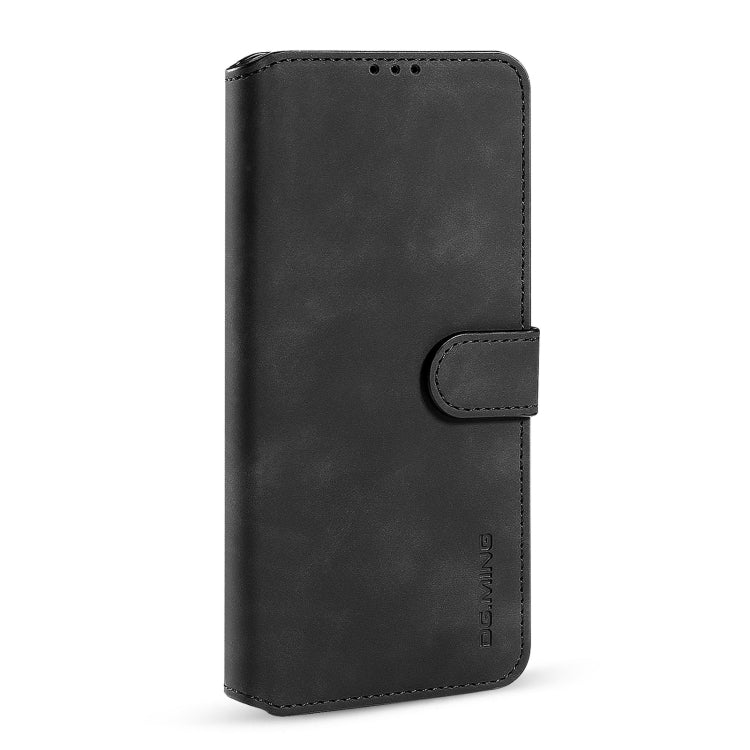 For iPhone 13 Pro Max DG.MING Retro Oil Side Horizontal Flip Leather Case with Holder & Card Slots & Wallet (Black) - iPhone 13 Pro Max Cases by DG.MING | Online Shopping UK | buy2fix