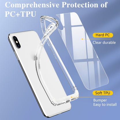 For iPhone XS Max Crystal Clear Shockproof PC + TPU Protective Case(Transparent) - More iPhone Cases by buy2fix | Online Shopping UK | buy2fix