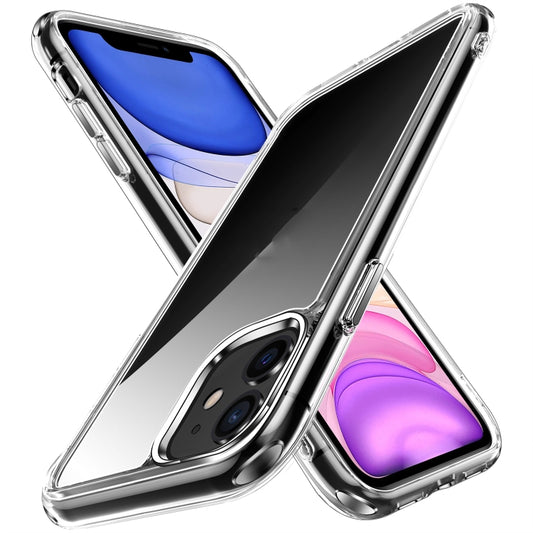 For iPhone 11 TPU + PC Transparent Shockproof Protective Case - iPhone 11 Cases by buy2fix | Online Shopping UK | buy2fix