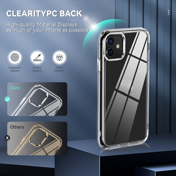 For iPhone 11 TPU + PC Transparent Shockproof Protective Case - iPhone 11 Cases by buy2fix | Online Shopping UK | buy2fix