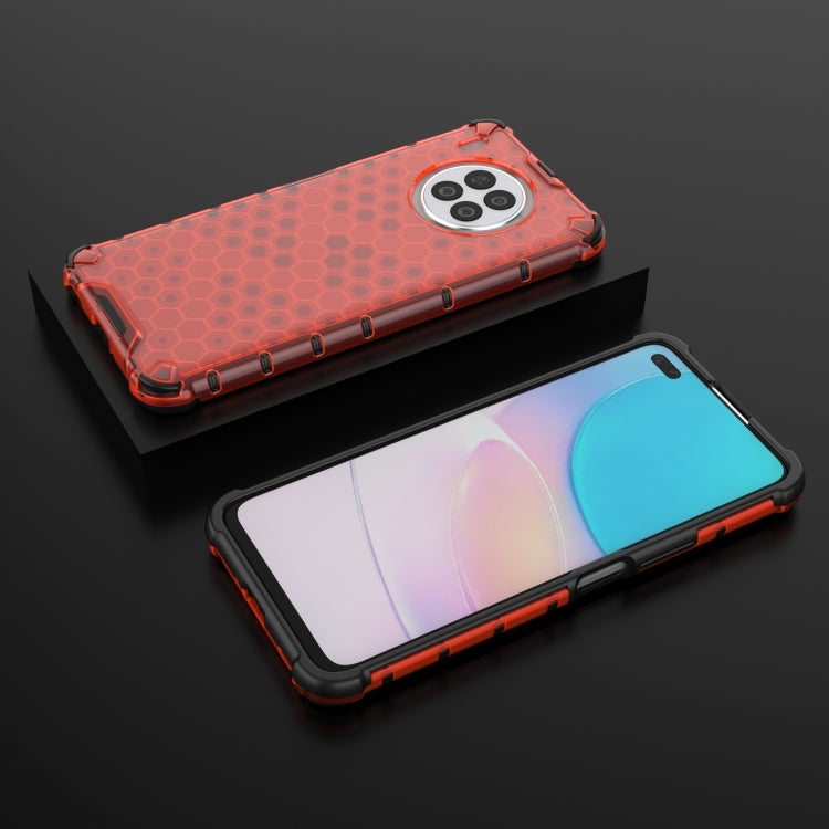 For Huawei Nova 8i Shockproof Honeycomb PC + TPU Protective Case(Red) - Huawei Cases by buy2fix | Online Shopping UK | buy2fix