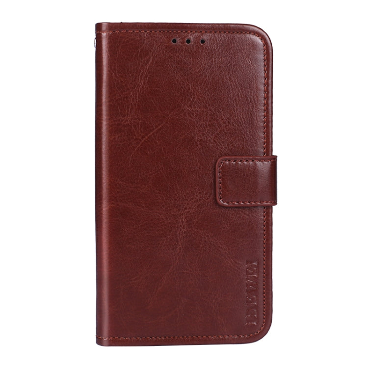 idewei Crazy Horse Texture Horizontal Flip Leather Case with Holder & Card Slots & Wallet For Motorola Edge 20(Brown) - Motorola Cases by idewei | Online Shopping UK | buy2fix