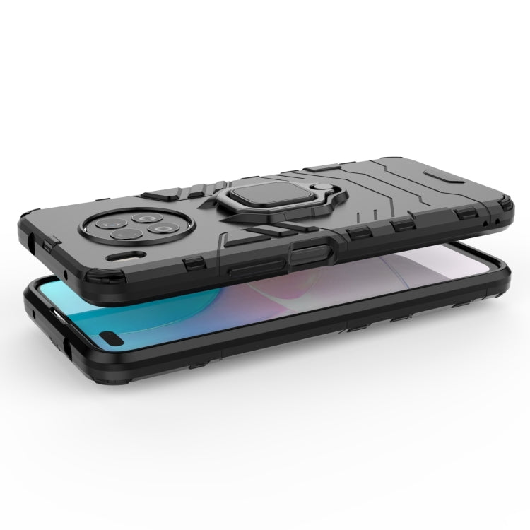 For Huawei nova 8i Foreign Version Shockproof PC + TPU Protective Case with Magnetic Ring Holder(Black) - Huawei Cases by buy2fix | Online Shopping UK | buy2fix