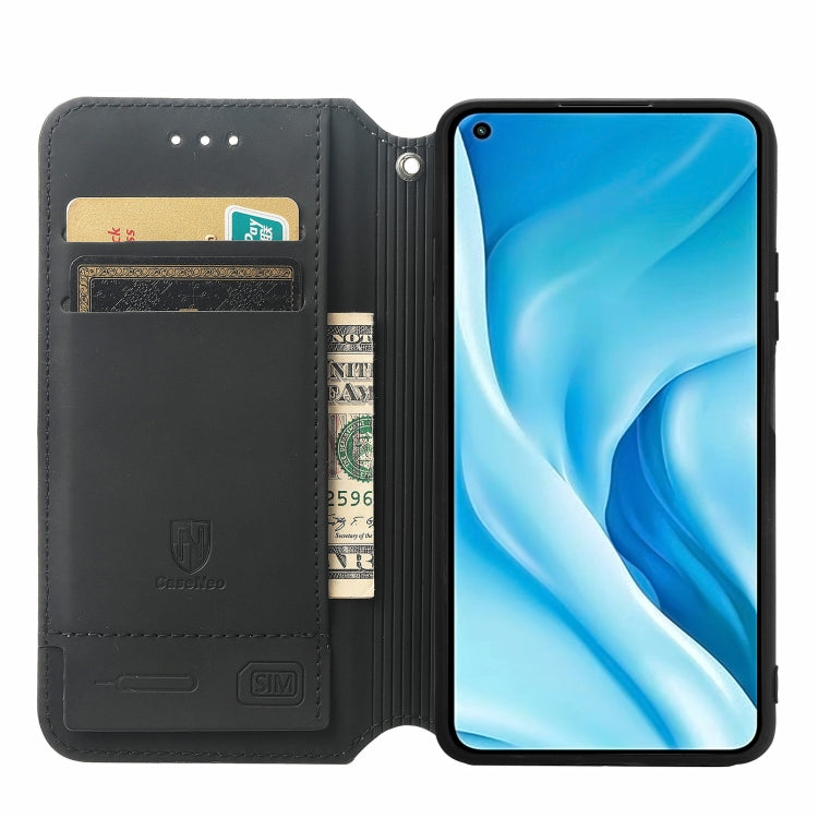 For Xiaomi Mi 11 Lite Colorful Magnetic Horizontal Flip PU Leather Case with Holder & Card Slot & Wallet(Rhombus) - Xiaomi Cases by buy2fix | Online Shopping UK | buy2fix