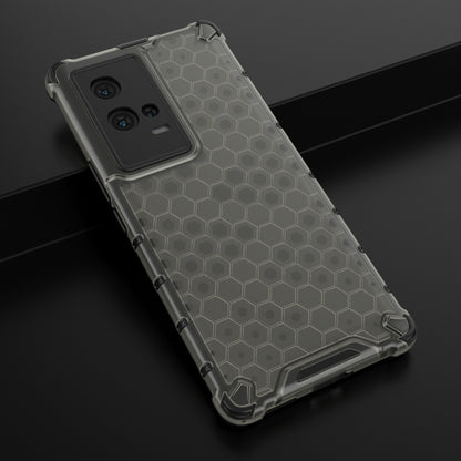 For Vivo iQOO 8 Pro Shockproof Honeycomb PC + TPU Protective Case(Black) - vivo Cases by buy2fix | Online Shopping UK | buy2fix