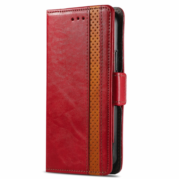 For Doogee X96 Pro CaseNeo Business Splicing Dual Magnetic Buckle Horizontal Flip PU Leather Case with Holder & Card Slots & Wallet(Red) - More Brand by buy2fix | Online Shopping UK | buy2fix