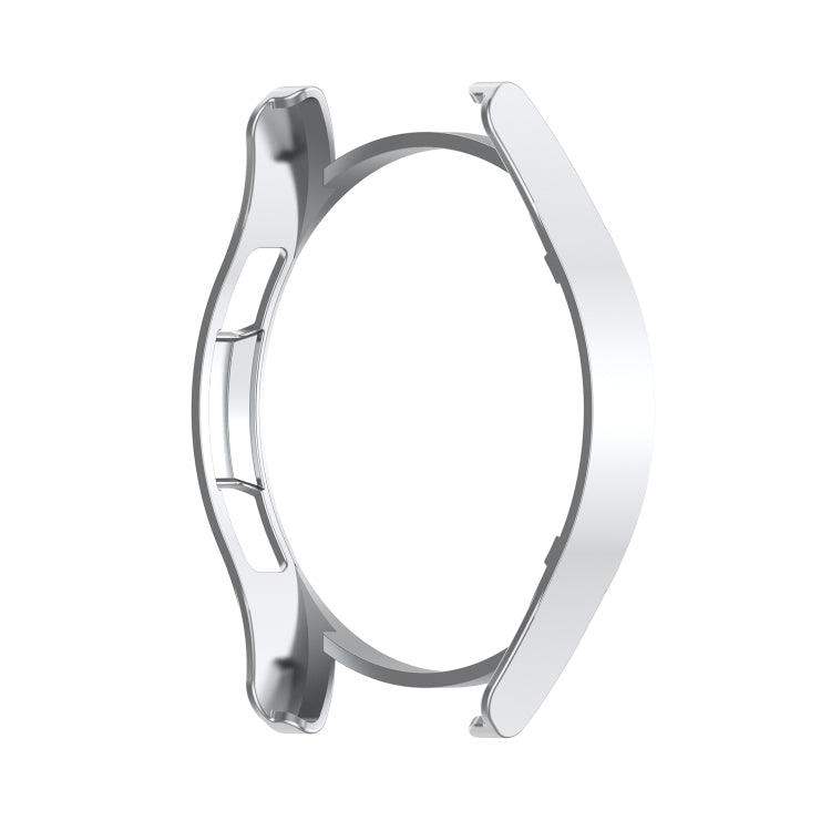 For Samsung Galaxy Watch4 Classic 46mm Half Coverage Hollowed PC Protective Case(Silver) - Watch Cases by buy2fix | Online Shopping UK | buy2fix