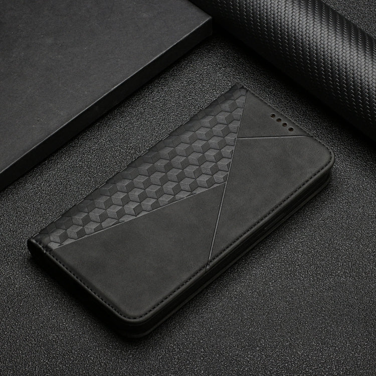 For Xiaomi Redmi Note 9 Pro Diamond Pattern Splicing Skin Feel Magnetic Horizontal Flip Leather Case with Card Slots & Holder & Wallet(Black) - Xiaomi Cases by buy2fix | Online Shopping UK | buy2fix