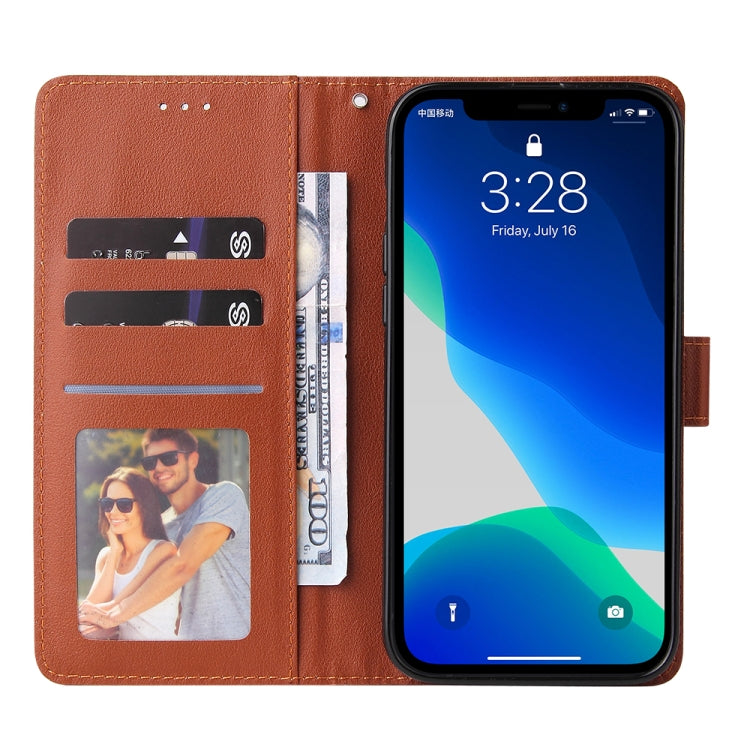 For iPhone 13 Pro Multifunctional Horizontal Flip Leather Case, with Three Card Slot & Holder & Photo Frame & Lanyard (Brown) - iPhone 13 Pro Cases by buy2fix | Online Shopping UK | buy2fix