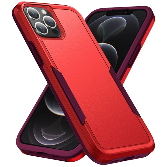 For iPhone 12 Pro Max Pioneer Armor Heavy Duty Shockproof Phone Case(Red) - iPhone 12 Pro Max Cases by buy2fix | Online Shopping UK | buy2fix