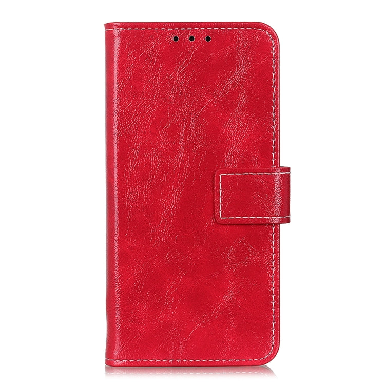 For Xiaomi Mi 11T / 11T Pro Retro Crazy Horse Texture Horizontal Flip Leather Case with Holder & Card Slots & Photo Frame & Wallet(Red) - Xiaomi Cases by buy2fix | Online Shopping UK | buy2fix