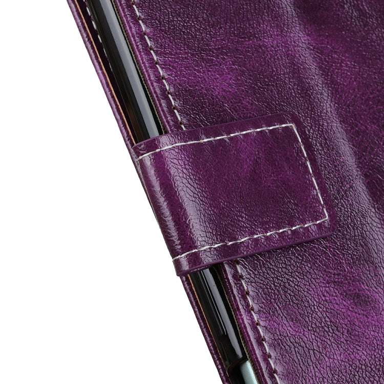 For Xiaomi Mi 11T / 11T Pro Retro Crazy Horse Texture Horizontal Flip Leather Case with Holder & Card Slots & Photo Frame & Wallet(Purple) - Xiaomi Cases by buy2fix | Online Shopping UK | buy2fix