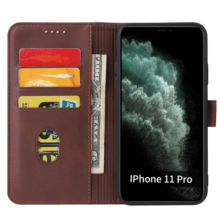 Calf Texture Buckle Horizontal Flip Leather Case with Holder & Card Slots & Wallet For iPhone 11 Pro Max(Brown) - iPhone 11 Pro Max Cases by buy2fix | Online Shopping UK | buy2fix