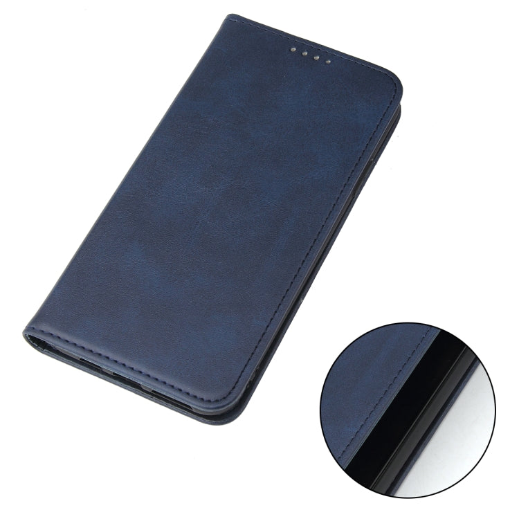 For iPhone 11 Pro Calf Texture Magnetic Horizontal Flip Leather Case with Holder & Card Slots & Wallet (Blue) - iPhone 11 Pro Cases by buy2fix | Online Shopping UK | buy2fix