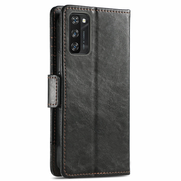 For Blackview A100 CaseNeo Business Splicing Dual Magnetic Buckle Horizontal Flip PU Leather Case with Holder & Card Slots & Wallet(Black) - More Brand by buy2fix | Online Shopping UK | buy2fix