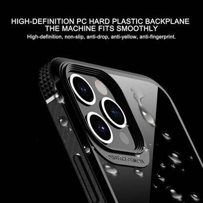 For iPhone 11 MG Series Carbon Fiber TPU + Clear PC Four-corner Airbag Shockproof Case (Black) - iPhone 11 Cases by buy2fix | Online Shopping UK | buy2fix