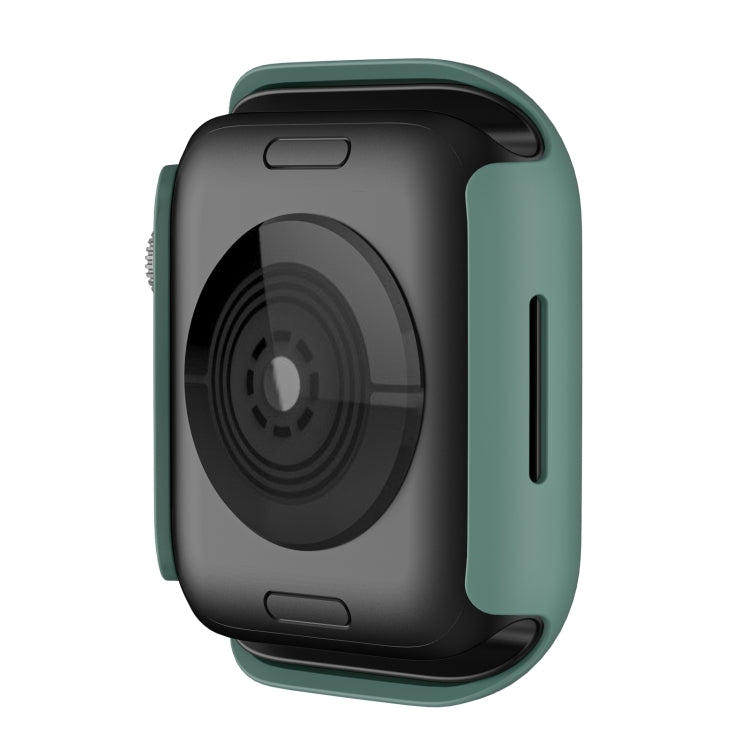 Shockproof TPU Protective Case For Apple Watch Series 9 / 8 / 7 41mm(Lake Green) - Watch Cases by buy2fix | Online Shopping UK | buy2fix