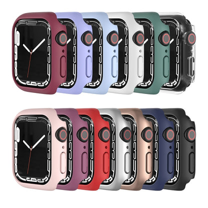 Shockproof TPU Protective Case For Apple Watch Series 9 / 8 / 7 41mm(Dark Blue) - Watch Cases by buy2fix | Online Shopping UK | buy2fix