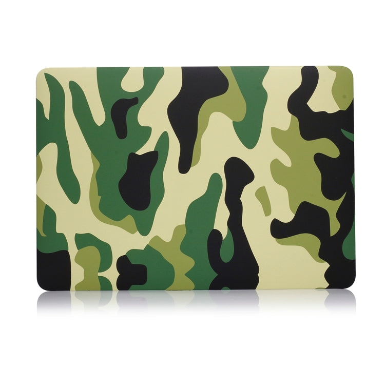 Camouflage Pattern Laptop Water Decals PC Protective Case For Macbook Pro 15.4 inch A1286(Green Camouflage) - MacBook Pro Cases by buy2fix | Online Shopping UK | buy2fix