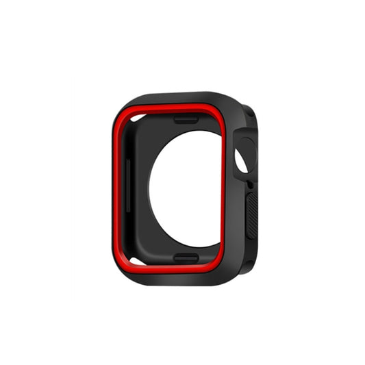 Two-color Shockproof Protective Case For Apple Watch Series 9 / 8 / 7 41mm(Red) - Watch Cases by buy2fix | Online Shopping UK | buy2fix