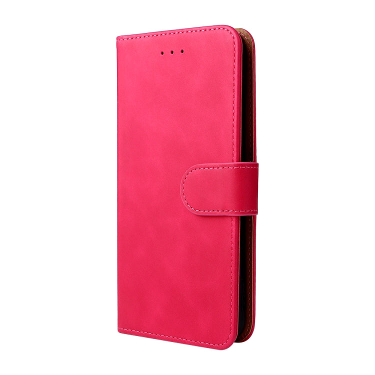 For Blackview Oscal C20 Solid Color Skin Feel Magnetic Buckle Horizontal Flip PU Phone Case(Rose Gold) - More Brand by buy2fix | Online Shopping UK | buy2fix