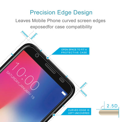 50 PCS 0.26mm 9H 2.5D Tempered Glass Film For Doogee X55 - For Doogee by buy2fix | Online Shopping UK | buy2fix