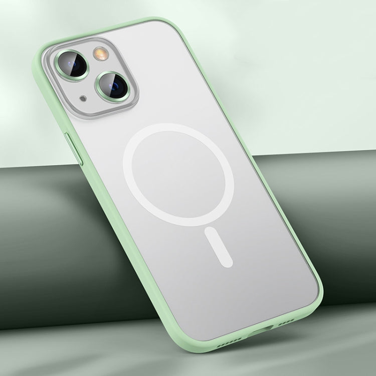 For iPhone 13 MagSafe Matte Phone Case(Green) - iPhone 13 Cases by buy2fix | Online Shopping UK | buy2fix